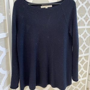 100% Cashmere Navy Sweater